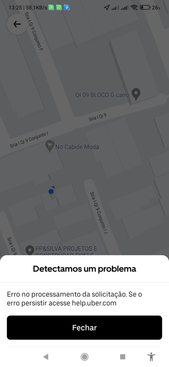 AndersonElity's tweet photo. Queria só entender o por que da @Uber_Brasil faz com esse erro no app que não tem nenhum motivo pra isso, e não tem ninguém que resolva na empresa? @Uber_Support  @uber https://t.co/nST5Def0HC