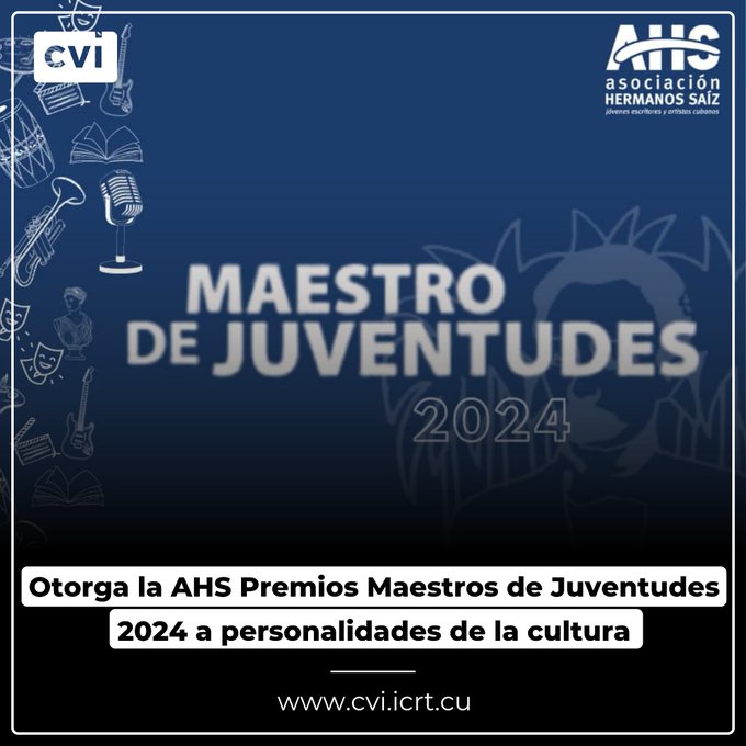 Figuras del arte recibirán en La Habana Premio Maestro de Juventudes