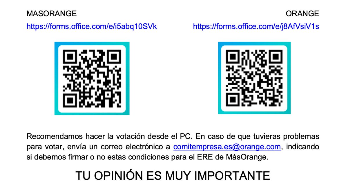 📣 Desde la sección sindical de CCOO decimos NO al ERE, NO a esta propuesta que no cumple el mínimo exigible.  

🔔 Pensamos que lo importantes es lo que piensas tú y por eso invitamos a todos los compañeras y compañeros de <a href="/euskaltel/">Euskaltel</a> a votar.