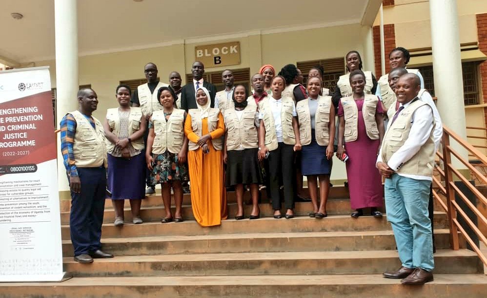 LaspnetUganda's tweet photo. Today,with support of Wakiso District Leadership,we have trained Community Actors about holistic legal aid service provision & psychosocial support to prisoners & ex-convicts as well as their role during the @UNODC_EA Programme implementation!
#LASPNETUNODCProgramme https://t.co/lubIlfEbqK