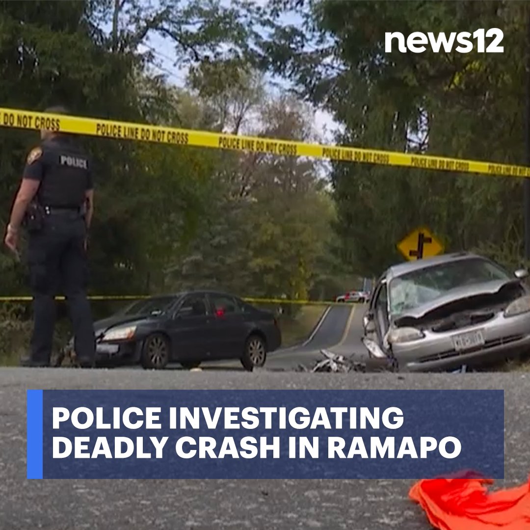 News12WC's tweet image. FATAL CRASH: A 53-year-old woman was killed in a two-car crash in #Ramapo. - More: bit.ly/3NsqTek