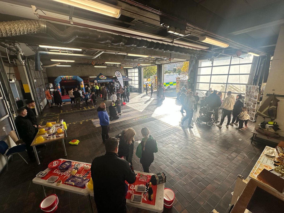 SfrsBorders's tweet photo. Sunday's open day @ Hawick Community Fire Station proved to be a great success. Thanks to all who dropped in and we hope you enjoyed chatting to your local fire crews. https://t.co/DgaWHROohI