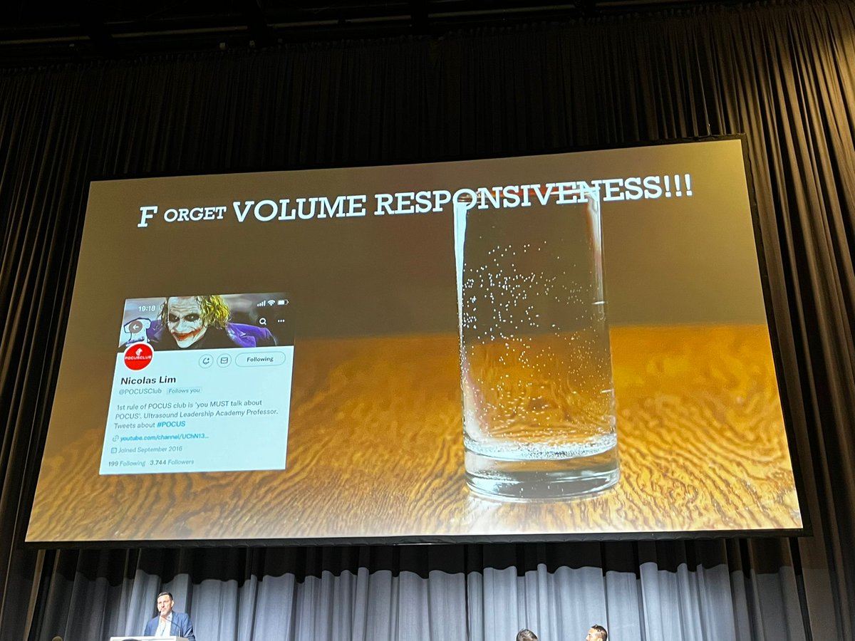 Yes... 1 year later it is still all about fxxxxxing Volume responsiveness...

#echo #vexus #EUSEM2024 #pocus #ultrasound
