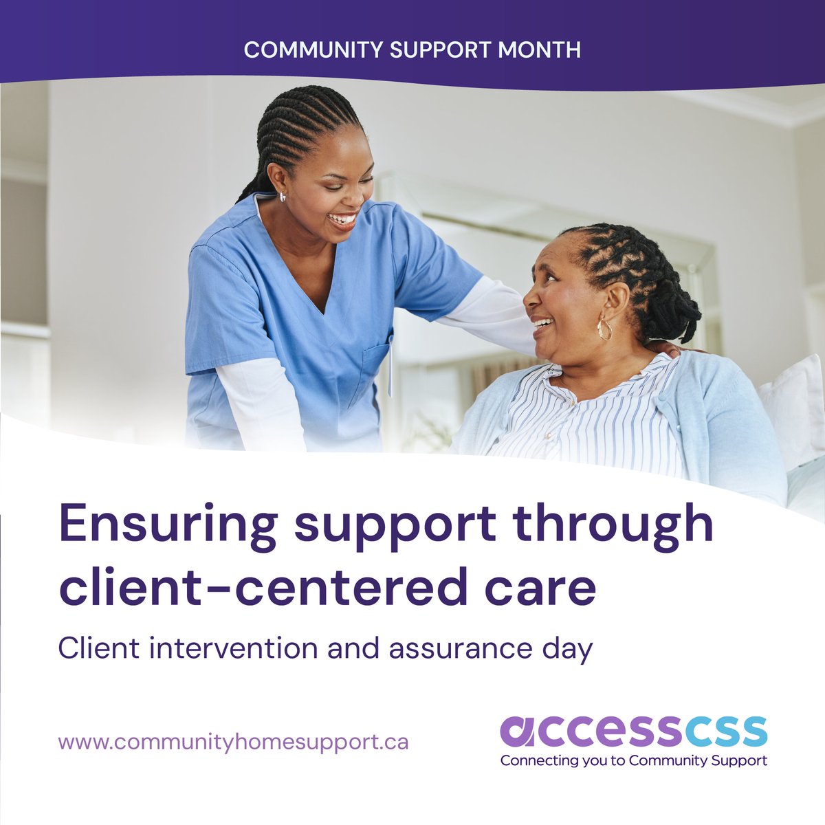 ACCESSCSS's tweet photo. Client-centered care empowers individuals by actively involving them in their care plans, ensuring that they feel heard, respected, and supported. 
https://t.co/v5XefKusuF
#CommunitySupportMonth #CommunityCareWorkerWeek #ClientCare #InterventionAssuranceDay https://t.co/P8no50YgTj