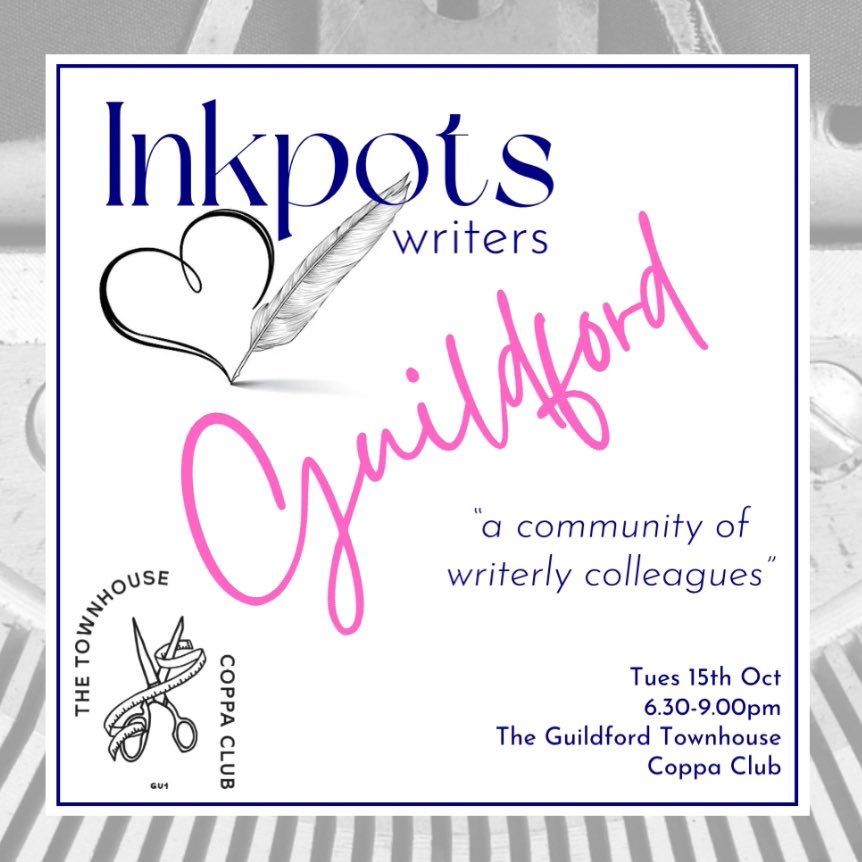 ToriaT_Writes's tweet photo. Getting ready for tonight’s Inkpots Guildford writers’ meet-up where @writerjac will be running a bite-sized session on ‘where to find ideas & inspiration’
With lots of lovely time for writerly chat and…writing…!! ✍️
#WritingCommmunity #Inkpots #Guildford https://t.co/JpxBgjihBu