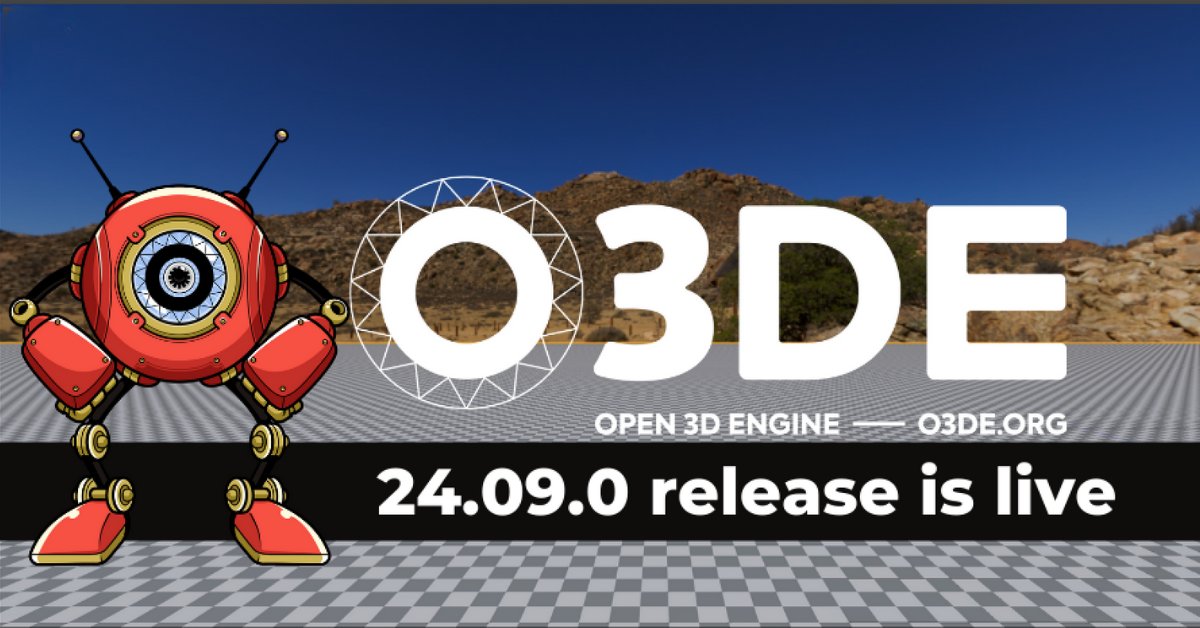 o3dengine's tweet image. Today, #Open3DFoundation announces the launch of the @o3dengine 24.09.0 release! Thanks to the leadership of 300 contributors, this release has a 400% Performance Boost for all Mobile Devices! Learn more about all the features here: hubs.la/Q02TqvGT0 @linuxfoundation #O3DE