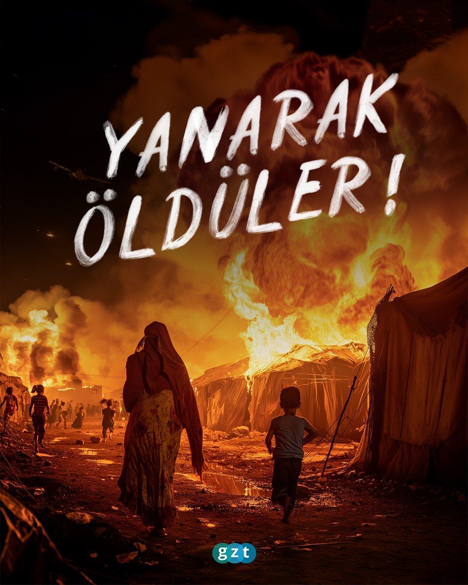 gztcom's tweet image. 💢GAZZE'DE SOYKIRIM VAR❗ 

🔴İsrail, Gazze'de hastane yerleşkesindeki çadırları bombaladı