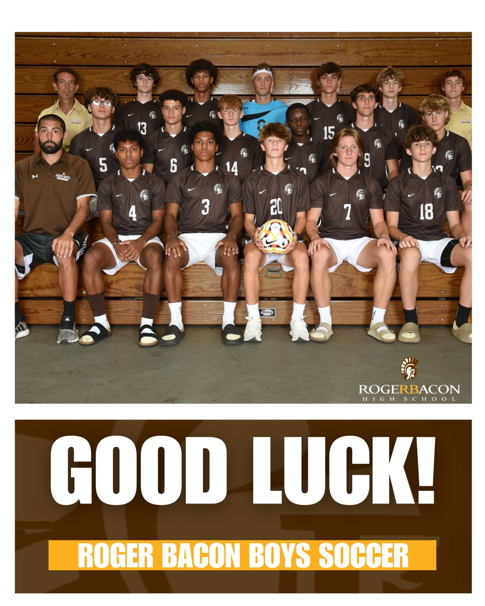Roger Bacon Athletics (@rbspartans) on Twitter photo Good luck to <a href="/RogerBaconBSoc/">Roger Bacon Boys Soccer</a> in the opening round of the OHSAA Division IV Tournament!
The Spartans head to Fenwick High School for a 7 PM matchup vs The Falcons.
TICKETS: ohsaa.org/tickets
#HailSpartans | <a href="/RogerBaconHS/">Roger Bacon High School</a> Good luck to <a href="/RogerBaconBSoc/">Roger Bacon Boys Soccer</a> in the opening round of the OHSAA Division IV Tournament!
The Spartans head to Fenwick High School for a 7 PM matchup vs The Falcons.
TICKETS: ohsaa.org/tickets
#HailSpartans | <a href="/RogerBaconHS/">Roger Bacon High School</a>