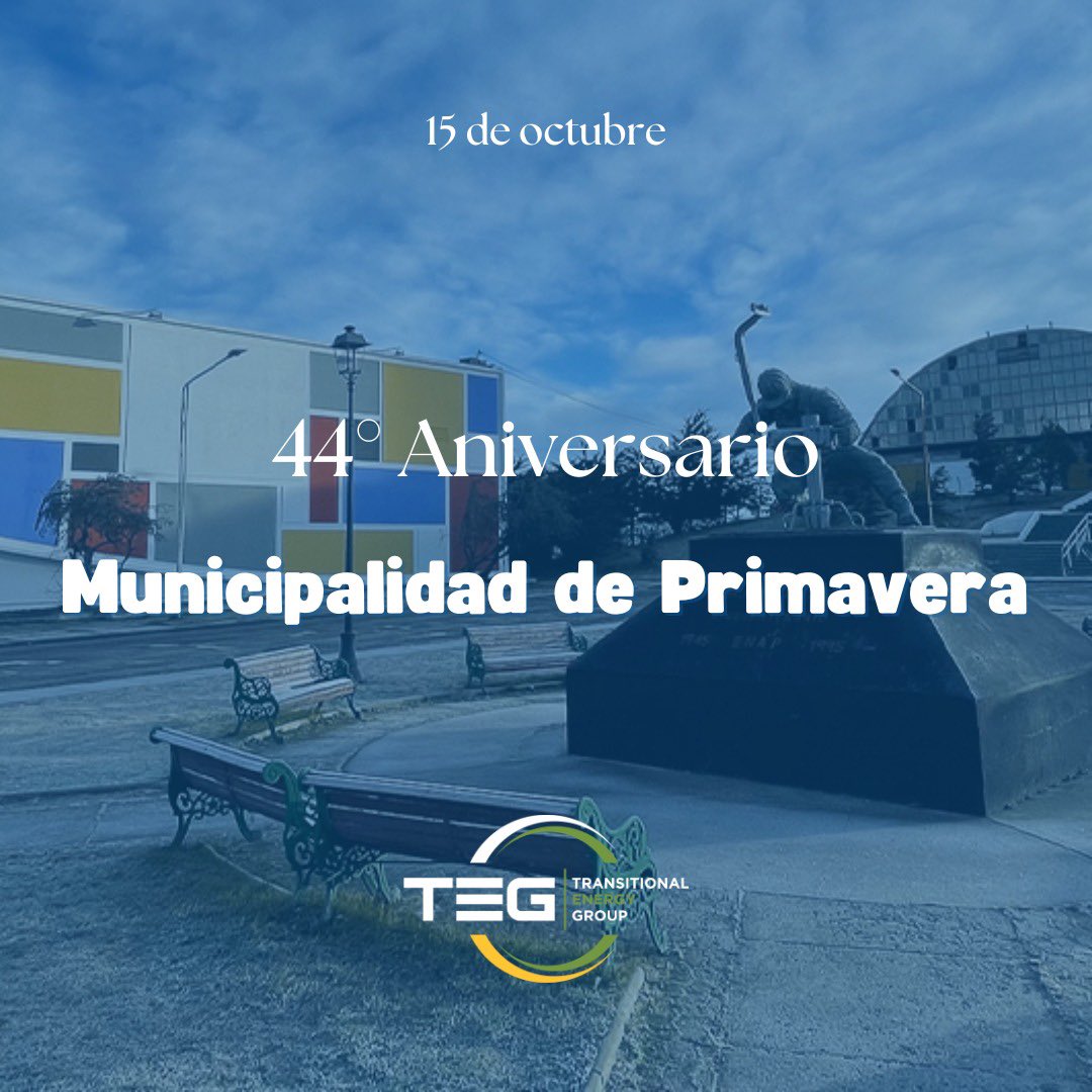 ¡Feliz 44° Aniversario a la Municipalidad de Primavera! 🎉🌱

En TEG Chile nos sumamos a la celebración de este importante hito para la comuna. Estamos orgullosos de ser parte de Primavera con el proyecto "Gente Grande".