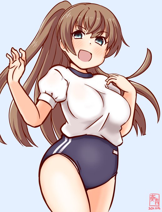 「のろまなのねぇ…」

#艦これ版真剣お絵描き60分一本勝負_20241015
#熊野 