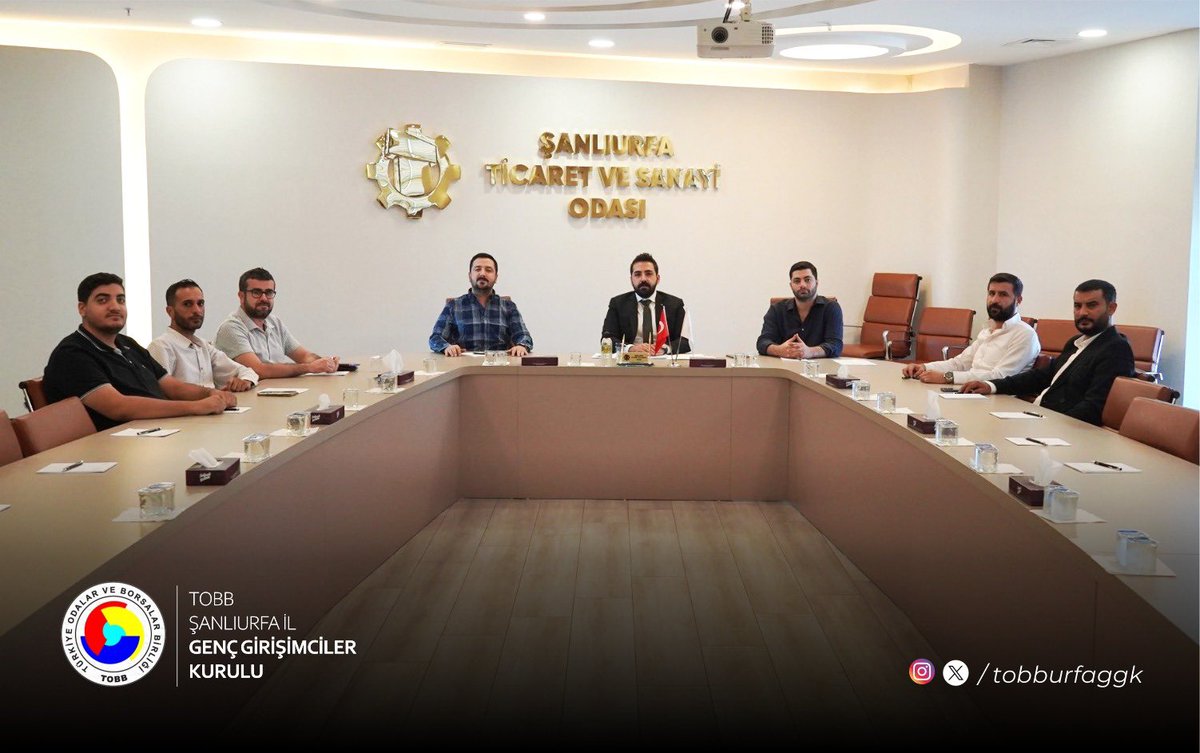 “TOBB Şanlıurfa Genç Girişimciler Kurulu olarak Başkanımız Mehmet Suphi Karakuş’un liderliğinde Ekim ayı Yönetim Kurulu toplantımızı gerçekleştirdik. Girişimciliğin geleceğini şekillendiren projeler üzerinde verimli görüşmeler yaptık. Şanlıurfa’nın genç girişimcileriyle