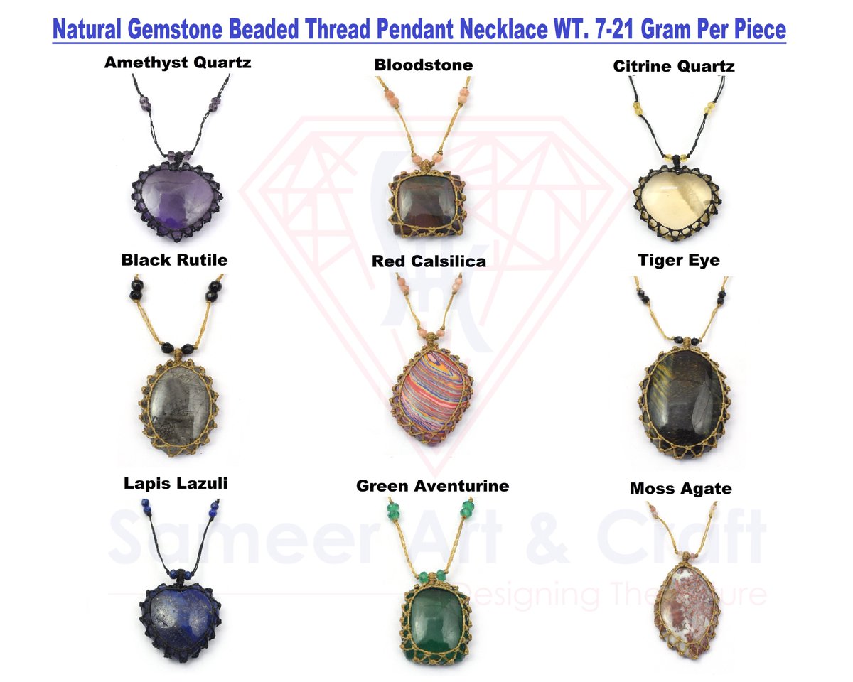 SameerArtCraft's tweet photo. Natural Gemstone Beaded Thread Pendant Necklace
#fashion #gemstonependant #threadpendant #designernecklace #designers #beaded #jewelry #handmade #Accessories #gemstone #pendantnecklace #necklace #naturalstone https://t.co/Mo18qqCR91