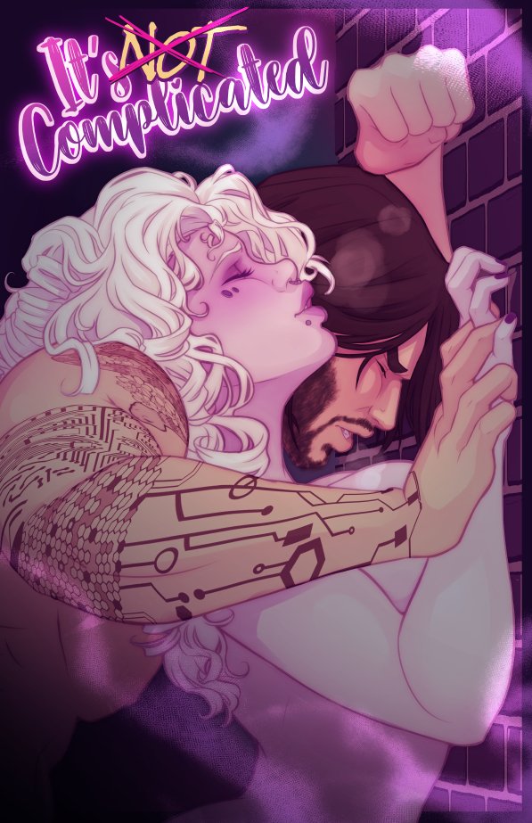 Tentative 'cover' for my new project. I'm actually not entirely pleased with it, so it might get revised, but I like it enough to throw it up here. At least I like the title design, hah.