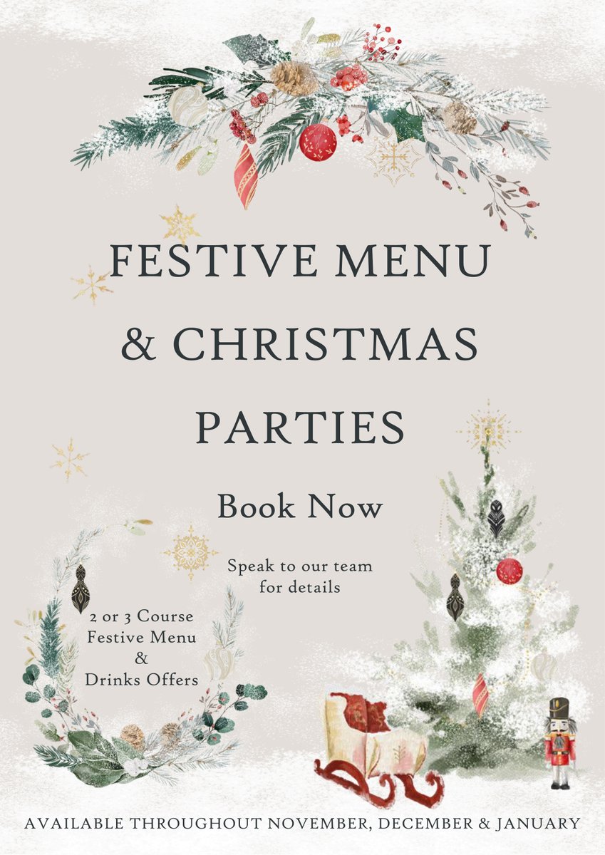 Celebrate this festive season at The Saracen’s Head Inn! We have a range of options with our 2 or 3 course menu and drinks offers available. This menu is only available to pre-booked diners. Contact us on 01600 890 435 or email: bookings@saracensheadinn.co.uk