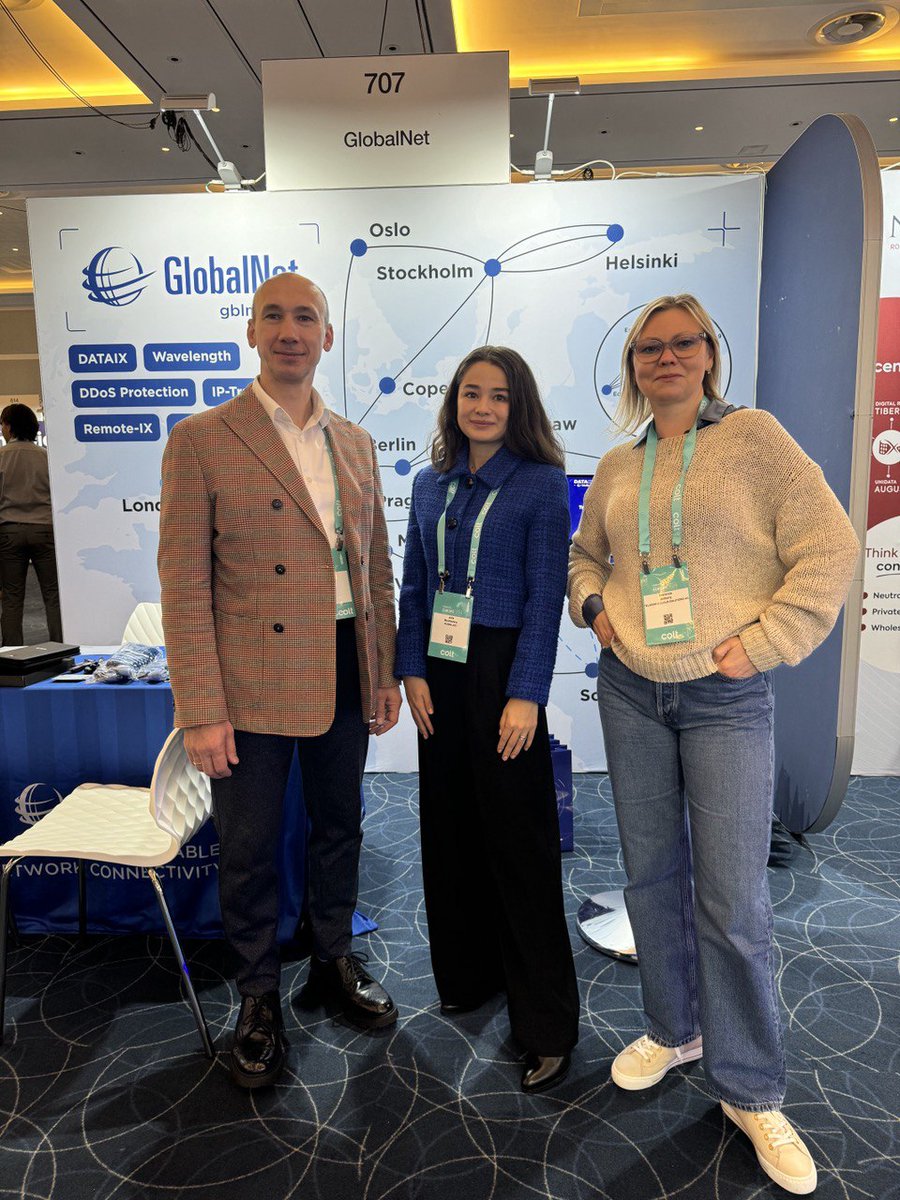 gnm_gnmix's tweet image. Today at Capacity Europe

Our team is busy at the booth #707. Working hard to bring you the best connectivity solutions!

Come to meet us and say hello.

To arrange a meeting please contact us via email at abc@gblnet.net.

#globalnet #capacity #dwdm #London #CapacityEurope