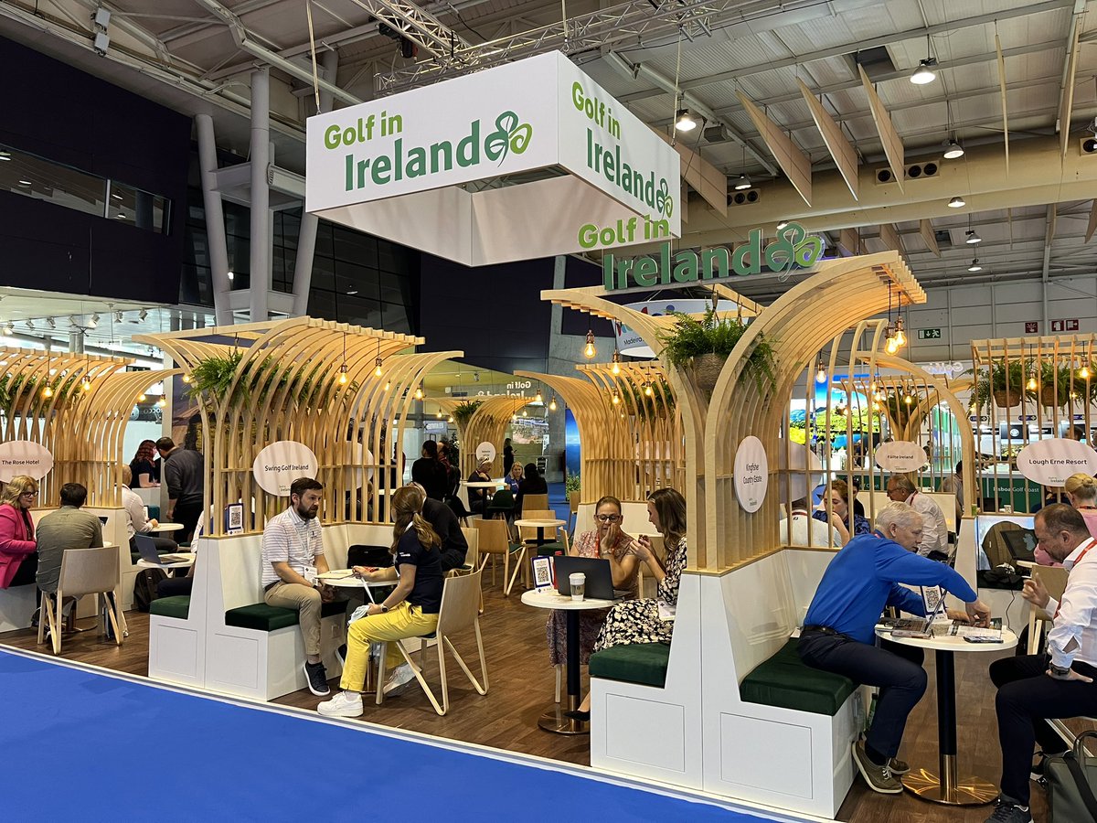Morning one is underway at #IGTM 

If you are attending the event be sure to pop on over and say hello to everyone on the Golf in Ireland stand!

#golfinireland #igtm2024 #golftravel #tourism