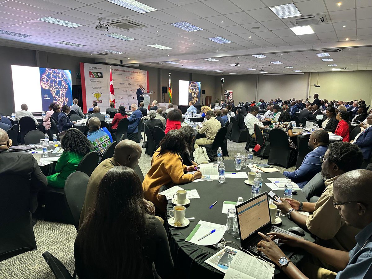 Excited to host the Canada-Africa Business Conference for the first time in Zimbabwe! Great to see Canadian companies engaging with Zimbabwean business community on mutual interests &amp; investment opportunities.