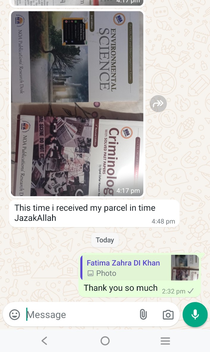 M_Ali_K_786's tweet image. Delivered successfully 
NOA Publications CSS books 
Order now for your CSS 2025 preparations 
For home delivery 🚚 
WhatsApp 03468134627
#csspmsbooks #screening #css2023 #csspreparation #csspakistan #cssaspirants #CSSEnglish #CSSEssay #csscurrentaffairs #cssbooksonline