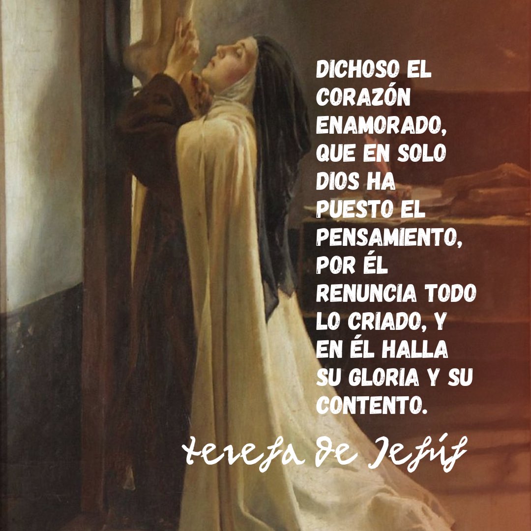 ¡Feliz día de #SantaTeresa !