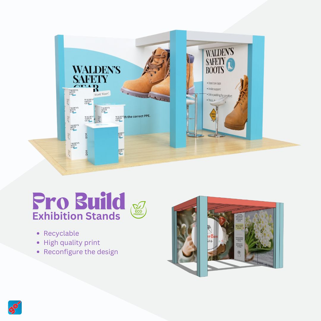 godisplays's tweet image. NEW ✨ Pro Build Exhibition Stands.

Designed with Xanita board for the eco-friendly element and impressive backdrop layouts. 

Shop the range - bit.ly/3YjLfNr

#exhibitionstands #probuild #displaystands #ecofriendly #recyclable