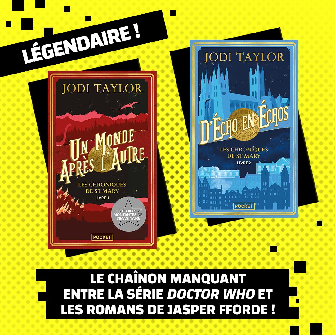 Jodi Taylor ? C'est la dernière Étoile Montante de l'année ET l'autrice d'une série EXTRAORDINAIRE. On a pas finis de vous parler des Chroniques de St Mary... prêts pour explorer le temps ?
🕰️ bit.ly/StMaryPocket