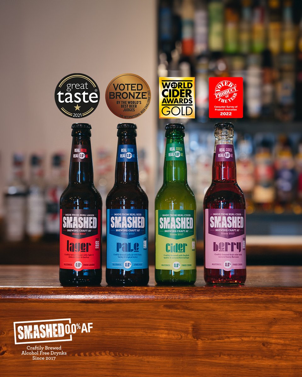 SmashedDrynks's tweet photo. π Cheers to our award-winning range!
At Smashed, weβre proud to deliver delicious, alcohol-free drinks that have earned their stars π
π Grab yours: https://t.co/7G31PDkmrT
#SoberOctober #AwardWinning #SmashedDrynks #TasteTheDifference #GetSmashedAnytime #AlcoholFree https://t.co/a1nIaEFh1o