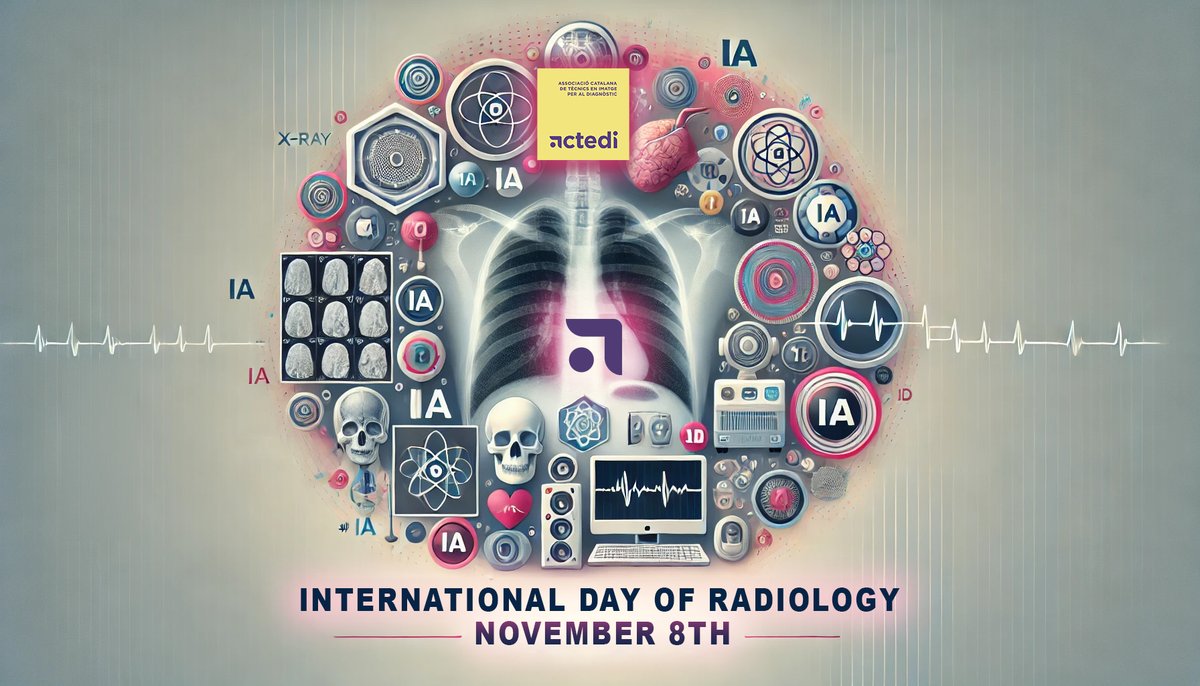 #IDoR2024
📅 8 de noviembre: Día Internacional de la Radiología.  

Celebramos el descubrimiento de los rayos X por Röntgen en 1895 y la importancia de la radiología en la medicina. 
Este año, el enfoque está en la #IA 🤖  e Impresión 3D. 
¡No te pierdas el evento de <a href="/SEGRA/">C G</a>!