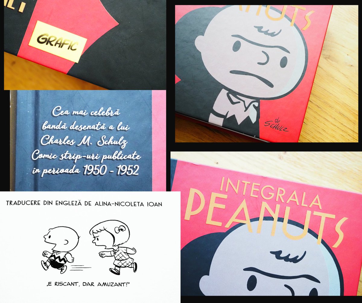 Cu un umor fermecător de sec și cu întâmplări amuzante, #IntegralaPeanuts,de #CharlesMSchulz, tradusă de #AlinaNicoletaIoan, apărută la #editura Graficsunt benzi desenate ce promit destinderea și relaxarea cititorului de orice vârstă: cartipentrumatei.ro/2024/09/04/rec…