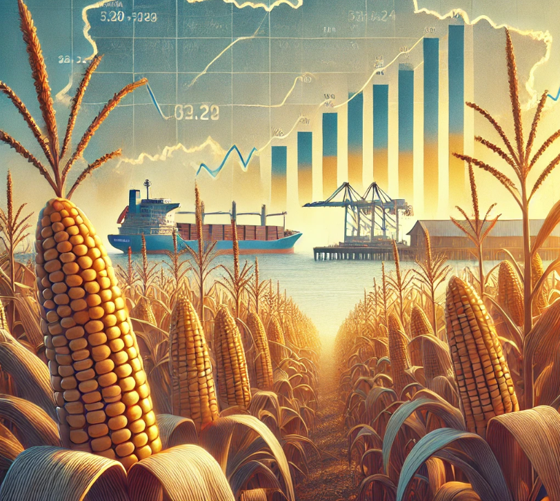 🌽 Ukrainian Corn Market Update - October 2024 🌽

pay attention to these changes 👇🇺🇦

1. Production Decline
Ukraine’s corn production is forecasted to plummet from 31.0 Mt to 24.0 Mt in 2024/25 due to droughts in the south and disruptions in the Black Sea region 🌧️⚠️
2. Exports