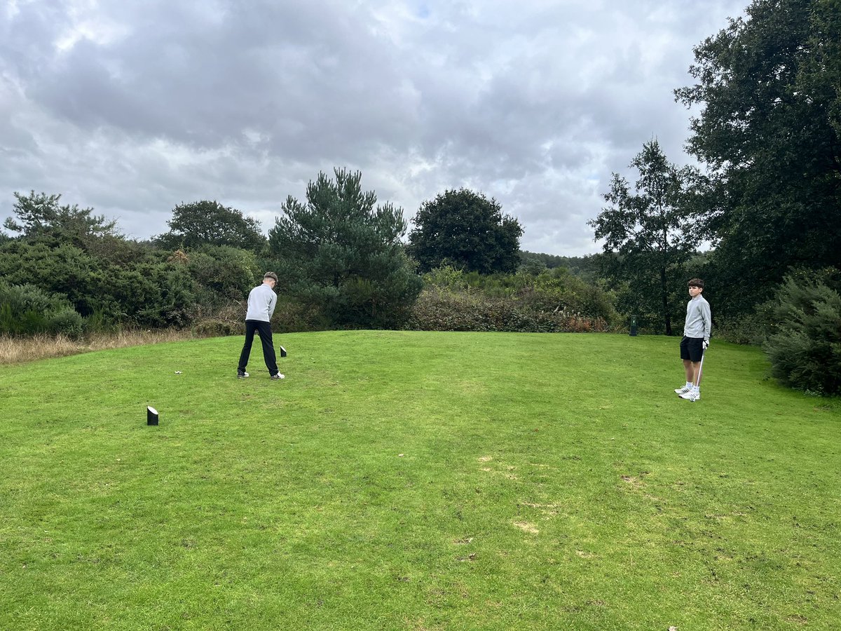 Thanks to <a href="/CaldayGrammar/">Calday Grange Grammar School</a> for the friendly last week. Let’s do it again in the spring!!! 🌞⛳️🏌️‍♂️⛳️