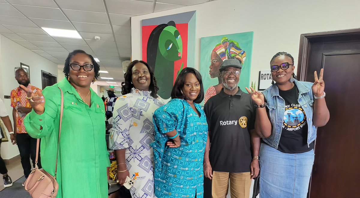 REnclave91746's tweet photo. Last weekend, the vibrant Rotary Club of Accra-Airport Enclave proudly joined hands with fellow clubs for the impactful Save the Ta-tas Breast Cancer Awareness and Screening Project. 

#MagicOfRotary #SaveTheTatas #RotaryForChange https://t.co/cYWEhEKgY8