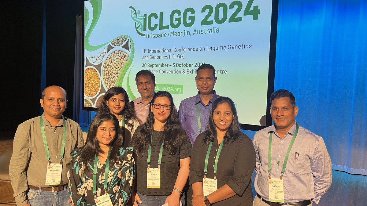 ICRISAT (@icrisat) on Twitter photo At the recent International Conference on Legume Genetics and Genomics, our ICRISAT delegation—<a href="/MamtaSharma_1/">Mamta Sharma</a>, <a href="/rakesh4cicer/">Dr Rakesh Srivastava</a>, <a href="/gangaspr1/">Prakash I. Gangashetty</a>, <a href="/HimabinduKudapa/">Hima Bindu Kudapa</a> and <a href="/mhdarson/">Manzoor Dar</a>—showcased our decade-long commitment to strengthening legume value chains in Asia, Africa and beyond! At the recent International Conference on Legume Genetics and Genomics, our ICRISAT delegation—<a href="/MamtaSharma_1/">Mamta Sharma</a>, <a href="/rakesh4cicer/">Dr Rakesh Srivastava</a>, <a href="/gangaspr1/">Prakash I. Gangashetty</a>, <a href="/HimabinduKudapa/">Hima Bindu Kudapa</a> and <a href="/mhdarson/">Manzoor Dar</a>—showcased our decade-long commitment to strengthening legume value chains in Asia, Africa and beyond!