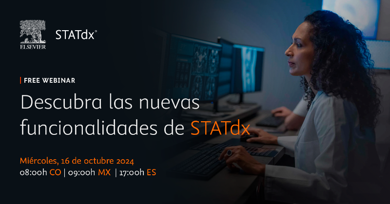 Elsevier_Es's tweet photo. 🔍 La Radiología es clave en el diagnóstico y tratamiento. ¡Conoce las nuevas funcionalidades de STATdx!

✨ Interfaz mejorada.
📱 Acceso multidispositivo.
📄 Documentos actualizados sobre diagnóstico y más.

¡Descubre más! https://t.co/c0tPoHDEZU
#Radiología #Diagnóstico #STATdx https://t.co/24Y92LV3qE