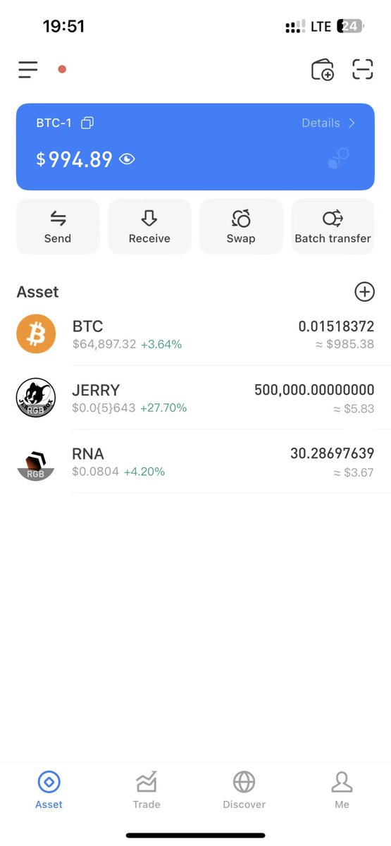 BiHelix_'s tweet photo. Quick Update🎆

✅#RGB assets price information is now available on @TokenPocket_TP 

👏Thanks for your ongoing feedback, we'll keep improving your user experience with #BiHelix and #RGB assets🚀

🧐Check it out NOW👇 https://t.co/WWmEQy2MAk