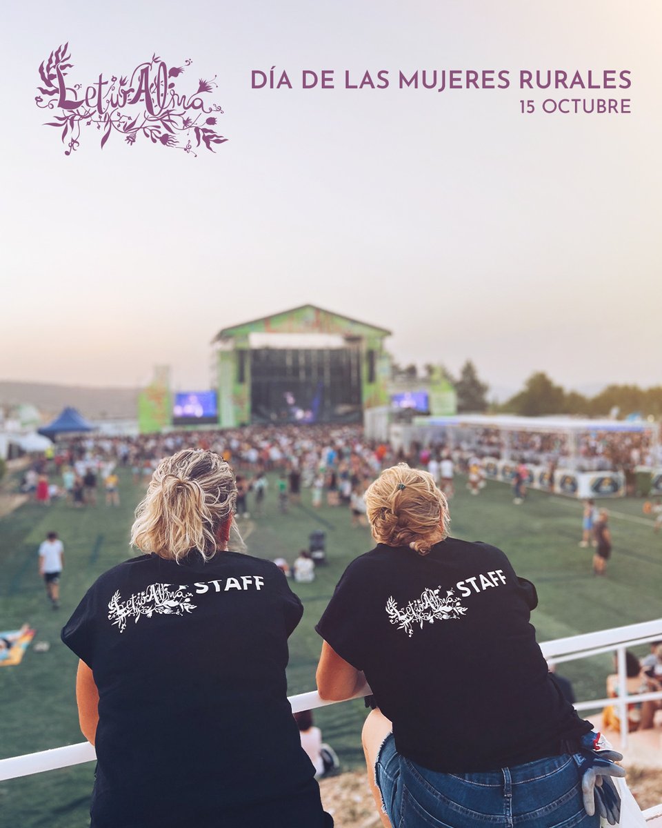 💜Gracias a todas las mujeres rurales que hacéis posible el festival más bonico del verano

Infinitamente agradecidos