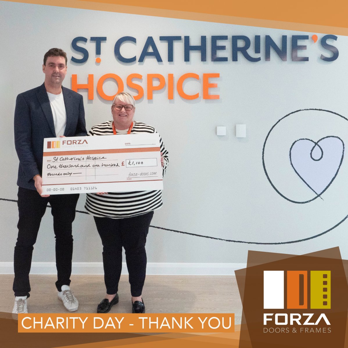 Thank you to everyone who made our recent charity day a success. Your support makes a real difference and together we raised £1,100 for our long-standing charity partner, St Catherine's Hospice. 🙏

<a href="/StCHospice/">St Catherine's Hospice</a>