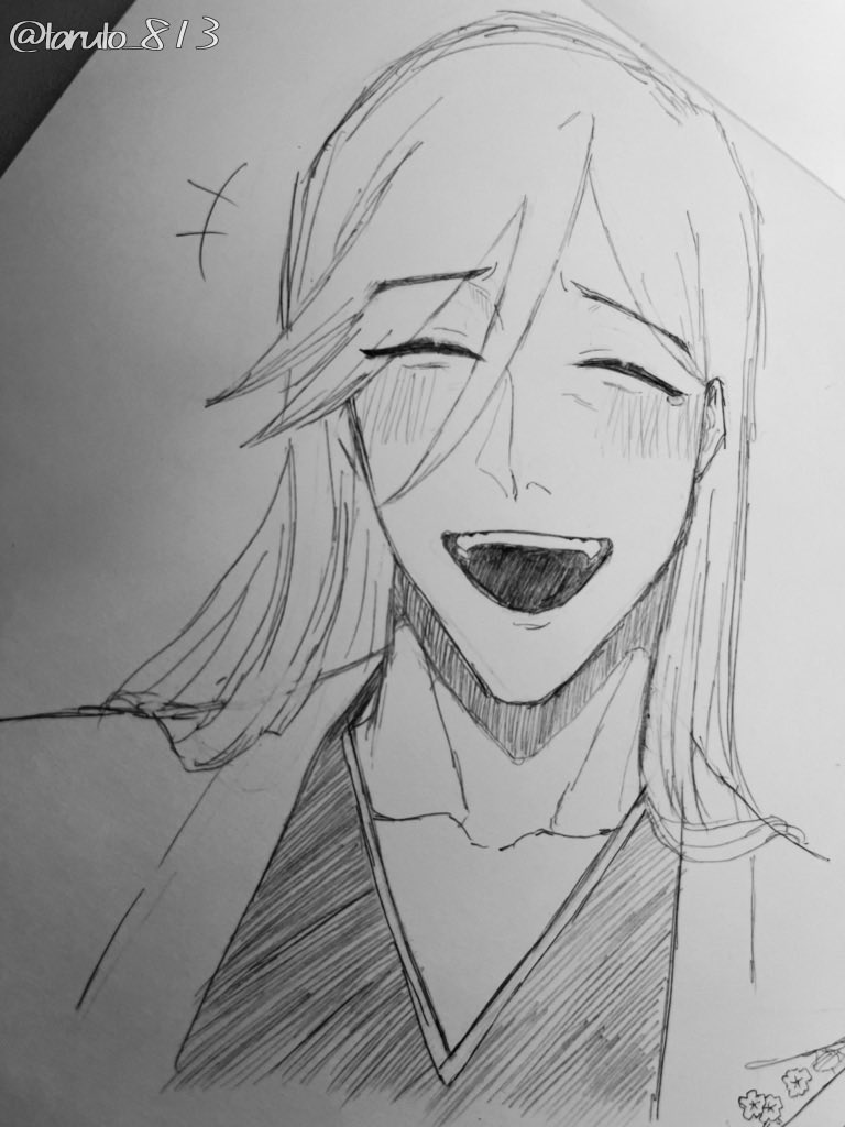 taruto_813's tweet photo. 浮竹十四郎の笑顔をどうぞ(再掲) https://t.co/LxRY1iaz9i
