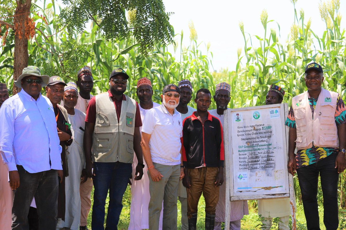 Sasakawa Nigeria (@nigeriasasakawa) on Twitter photo Last week, our Country Director <a href="/GodwinAtser/">Dr Godwin Atser</a> led <a href="/SAA_africa/">Sasakawa Africa Association (SAA)</a> Board Chairman, Dr Amit Roy and the Director, Strategic Partnerships, Dr Mel Oluoch on a working visit to projects sites in Kano state Nigeria. Last week, our Country Director <a href="/GodwinAtser/">Dr Godwin Atser</a> led <a href="/SAA_africa/">Sasakawa Africa Association (SAA)</a> Board Chairman, Dr Amit Roy and the Director, Strategic Partnerships, Dr Mel Oluoch on a working visit to projects sites in Kano state Nigeria.