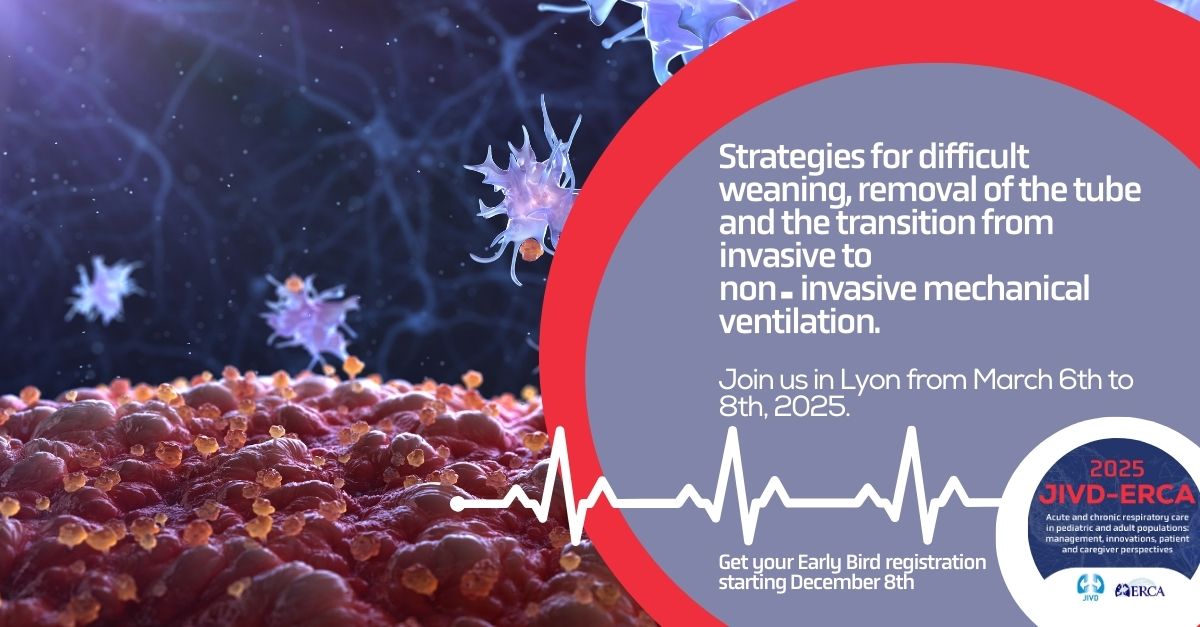 ▶️ Strategies for difficult weaning, removal of the tube and the transition from invasive to non-invasive mechanical ventilation. Sessions will also include discussions about choice of tools and strategic decisions.
📆 6-8 March
📍 Lyon
✍️Registrations
jivderca2025.com/registration