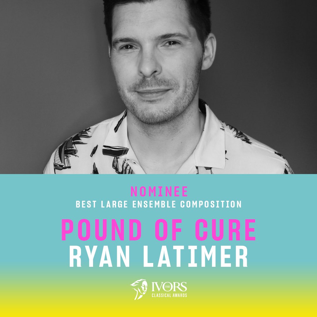 latimer_ryan's tweet image. Wahoo! Super happy to have been nominated for an Ivor Novello Award! 😄 Massive thanks to @IvorsAcademy / @PRSforMusic and of course to @BrittenSinfonia for their support and commissioning Pound of Cure 🧡 Big congrats to the other nominees too. 🙌 xx