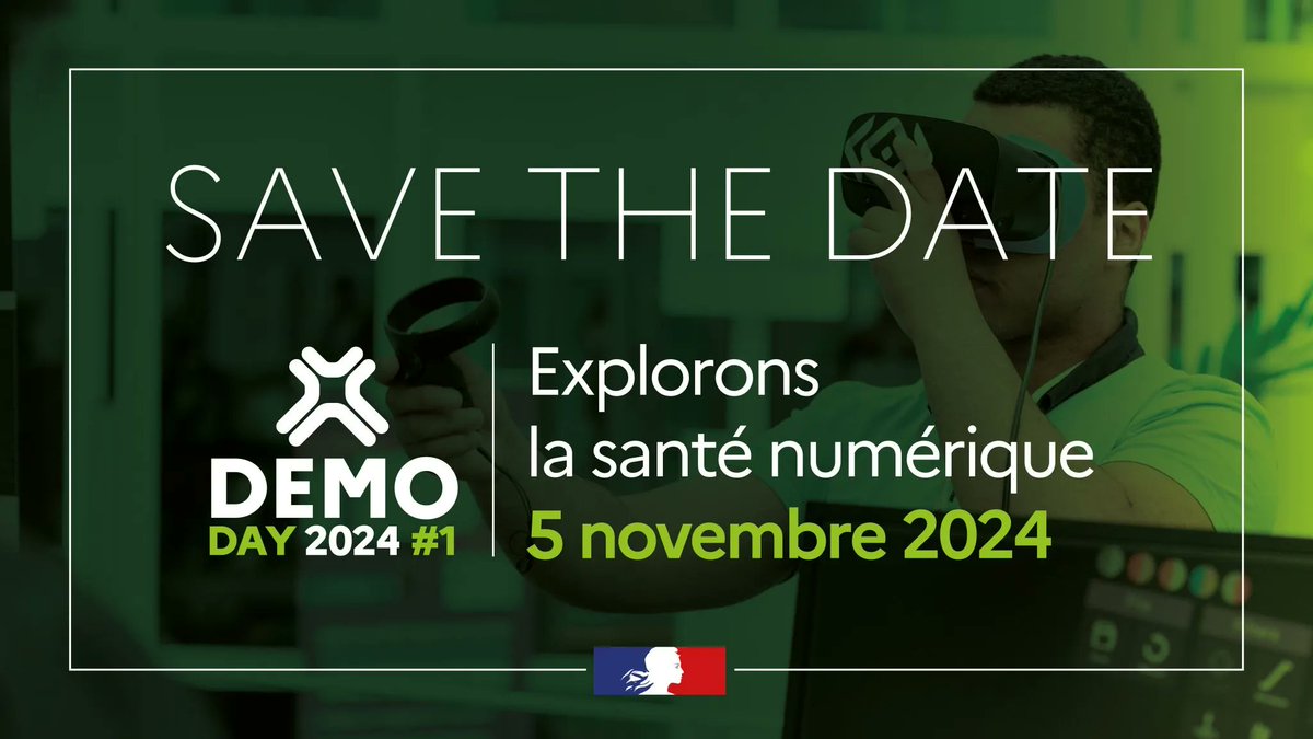 Acteurs de La French Care (@actfrenchcare) on Twitter photo 📆 <a href="/PariSanteCampus/">PariSanté Campus</a> vous donne rendez-vous le 5 novembre prochain, de 9h à 18h, pour la première édition du Demo Day ! Plongez au cœur de l’écosystème de la santé numérique lors d’une journée immersive.
🔗 Inscriptions : lnkd.in/edwSwAX6 📆 <a href="/PariSanteCampus/">PariSanté Campus</a> vous donne rendez-vous le 5 novembre prochain, de 9h à 18h, pour la première édition du Demo Day ! Plongez au cœur de l’écosystème de la santé numérique lors d’une journée immersive.
🔗 Inscriptions : lnkd.in/edwSwAX6