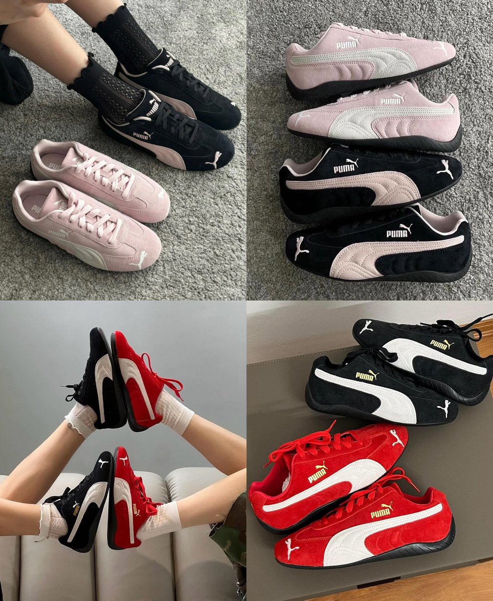 Aom_bf's tweet photo. puma speedcat รับพรีสีอื่นๆ ด้วยนะคะ แต่ละสีมีไซส์ตามนี้เลยย 👇🏻⭐️
✴︎ speedcat og
- red : 230-250mm
- black/white : 235,245,250-290mm
- black/pink : 265-280mm
- pink : 235-280mm
✴︎ speedcat leather : 230-290mm

ราคาเดียวกัน — 4,590฿ free ems ส่งแอร์ค่า 💭 https://t.co/MJae5LgelY