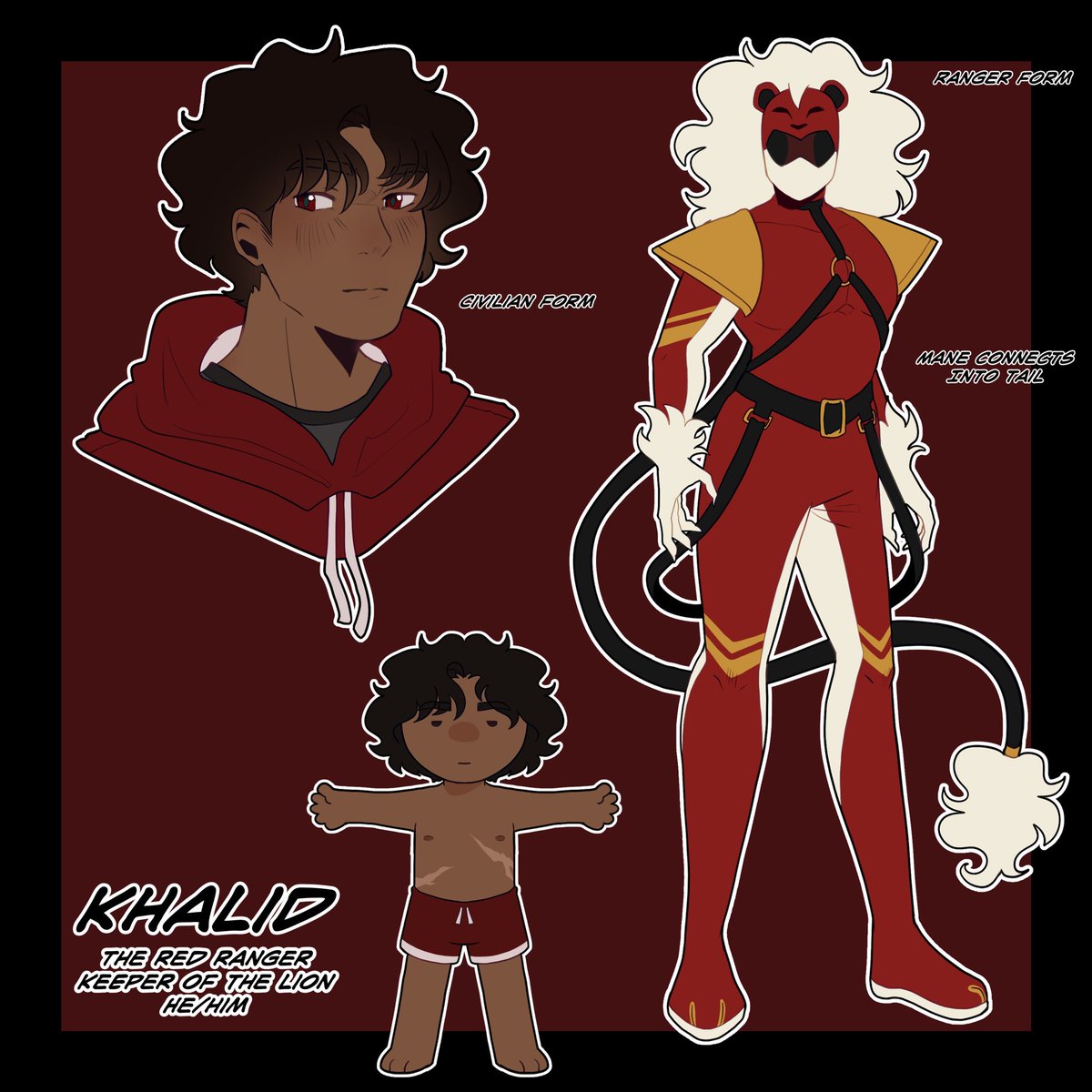 Khalid reference real!? My silly power ranger guys!