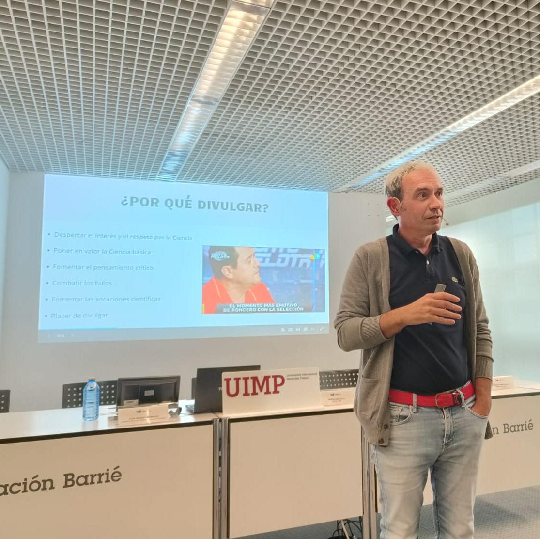 UIMP (@uimp) on Twitter photo Ayer se inauguró en A Coruña el curso ‘¿Cómo comunicar la Ciencia?’ que pretende transmitir información compleja e interesante de manera clara y accesible. Para ello contamos con divulgadores científicos y expertos como <a href="/deborahciencia/">Deborah García Bello</a> <a href="/elbarroquista/">El Barroquista</a> y <a href="/david_ciencia/">David Ballesteros</a> 👩🔬🧑🔬 Ayer se inauguró en A Coruña el curso ‘¿Cómo comunicar la Ciencia?’ que pretende transmitir información compleja e interesante de manera clara y accesible. Para ello contamos con divulgadores científicos y expertos como <a href="/deborahciencia/">Deborah García Bello</a> <a href="/elbarroquista/">El Barroquista</a> y <a href="/david_ciencia/">David Ballesteros</a> 👩🔬🧑🔬