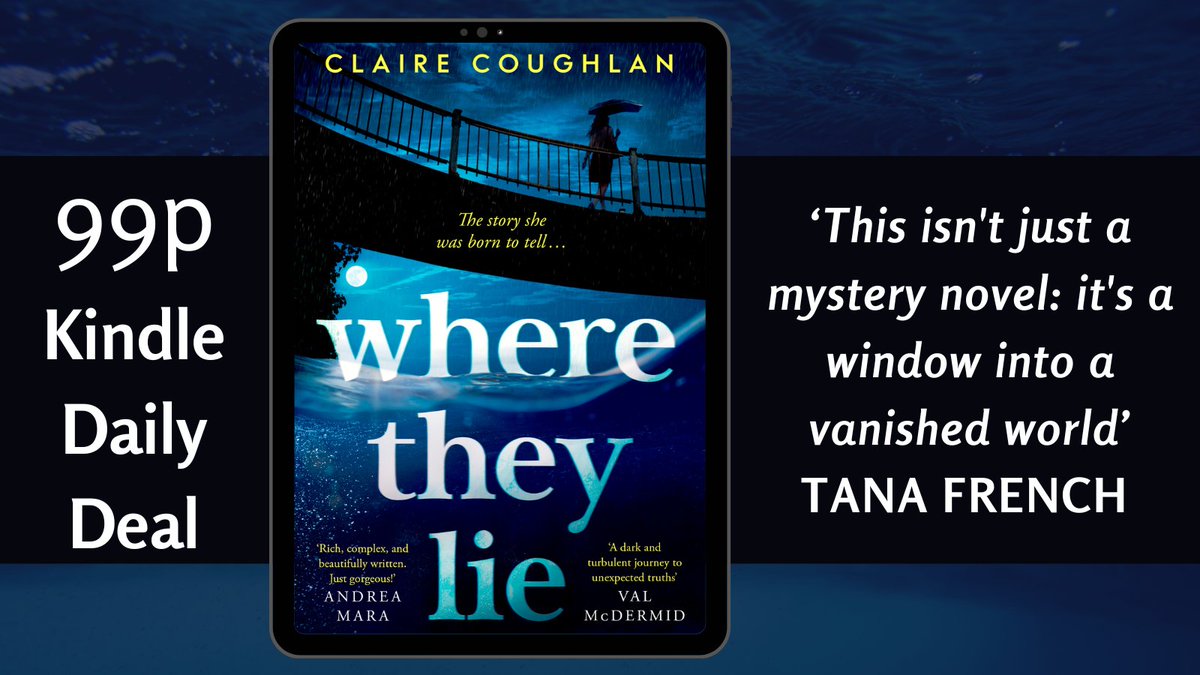 simonschusterE's tweet photo. 'Atmospheric and absorbing...A dark and turbulent journey to unexpected truths’
VAL McDERMID
The gripping mystery #WhereTheyLie by @Claire_Coughlan is 99p for TODAY ONLY! Get it now!
https://t.co/NdPXNc4cGZ https://t.co/OhPLajKkwj