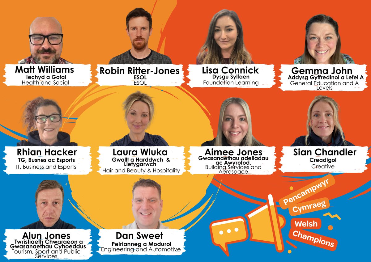 Diwrnod Shwmae Sumae Hapus gan ein Pencampwyr Cymraeg

Happy Shwmae Sumae Day from our Welsh Champions

#diwrnodshwmaesumae24 #shwmaesumae #SiaradDysguByw #siaradcymraeg