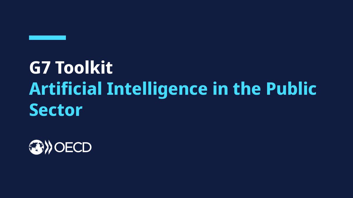Proud to join the <a href="/G7/">G7</a> in driving forward AI policy, digital government, and digital identity initiatives. Together, we’re shaping a future that’s innovative, inclusive and secure.

Find out more: oe.cd/5JF | #OECDAI