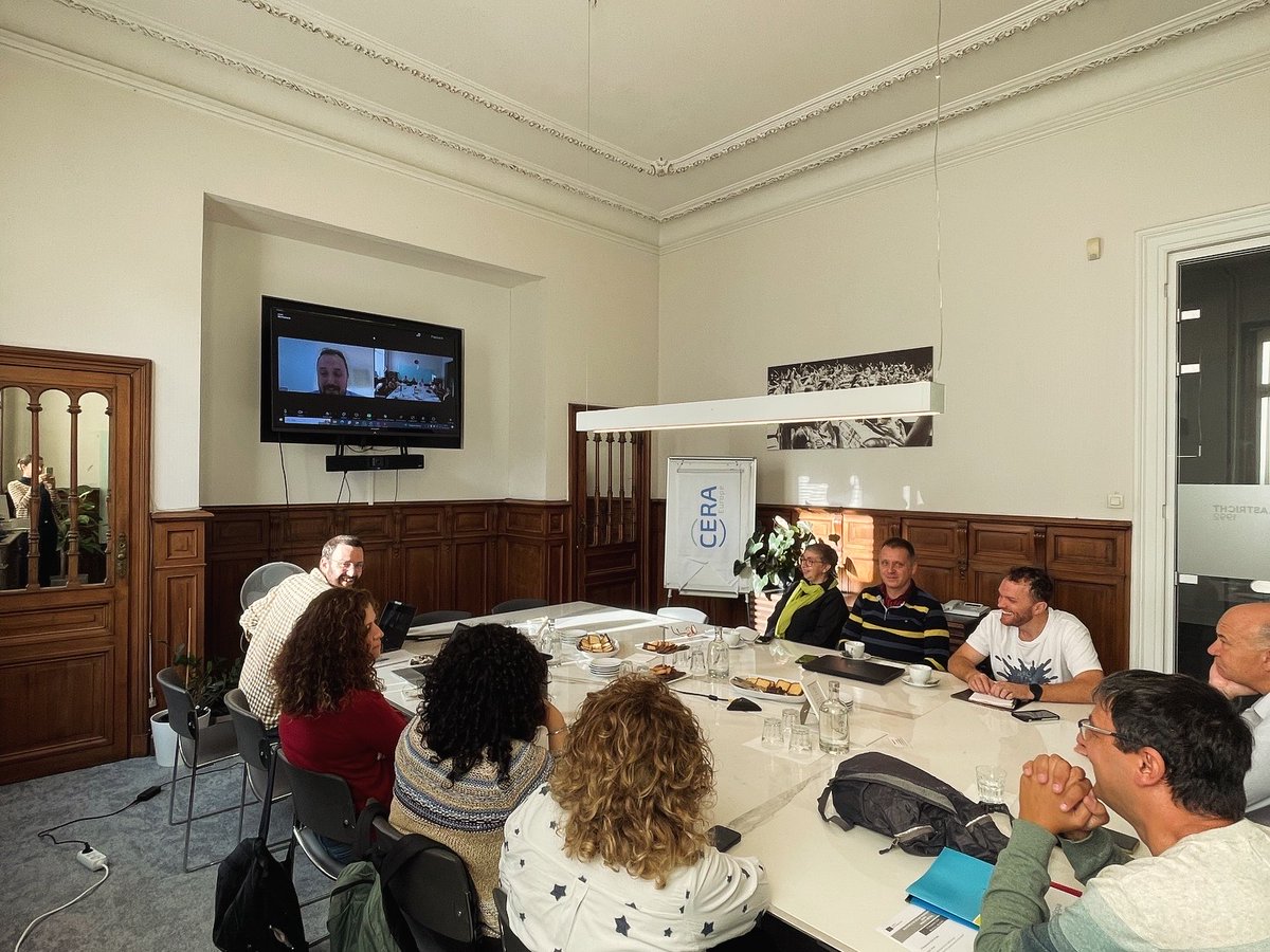 CeraEurope's tweet photo. We had our transnational meeting for #ASSETProject in Brussels on September 27! We had productive discussions on intellectual outputs, upcoming training activities, and set some important dates with our partners. #ErasmusPlus #ASSET4Climate https://t.co/FR43xBExTH