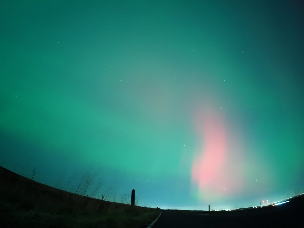 rushandy's tweet image. Crazy auroras over the UK last week.

A first for me, I've been aurora chasing for years.

I was very excited to witness them first hand, but it left me with a very ominous feeling indeed.

@EthicalSkeptic