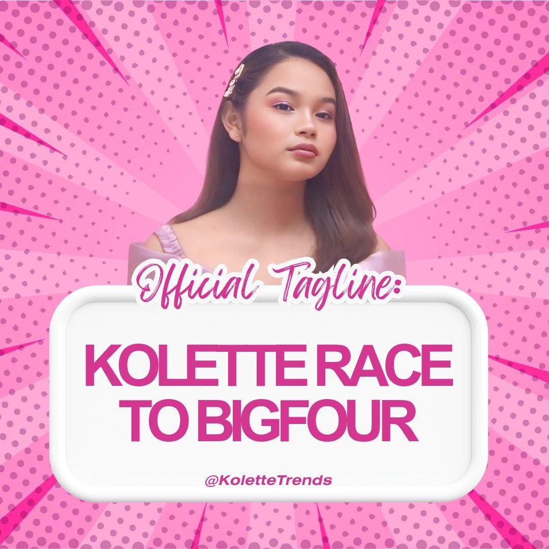 TeamKoletteOfc's tweet photo. Who's still tweeting with us? 

KOLETTE RACE TO BIGFOUR
BBS KOLETTE https://t.co/yns9NtlD9b